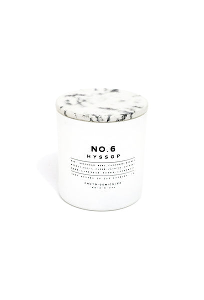 NO.6 HYSSOP GLASS CANDLE