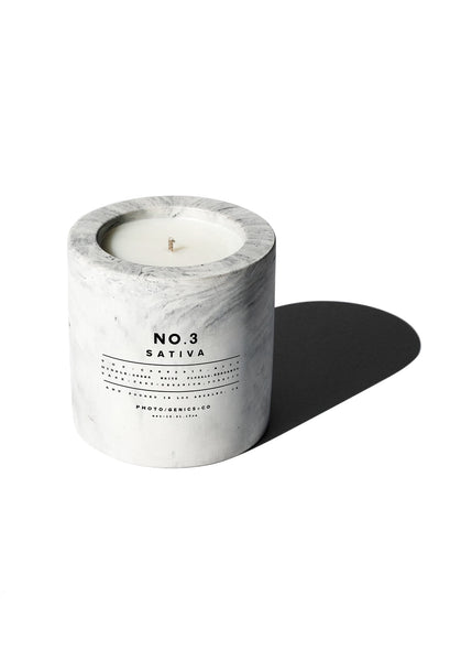 NO.3 SATIVA CONCRETE CANDLE